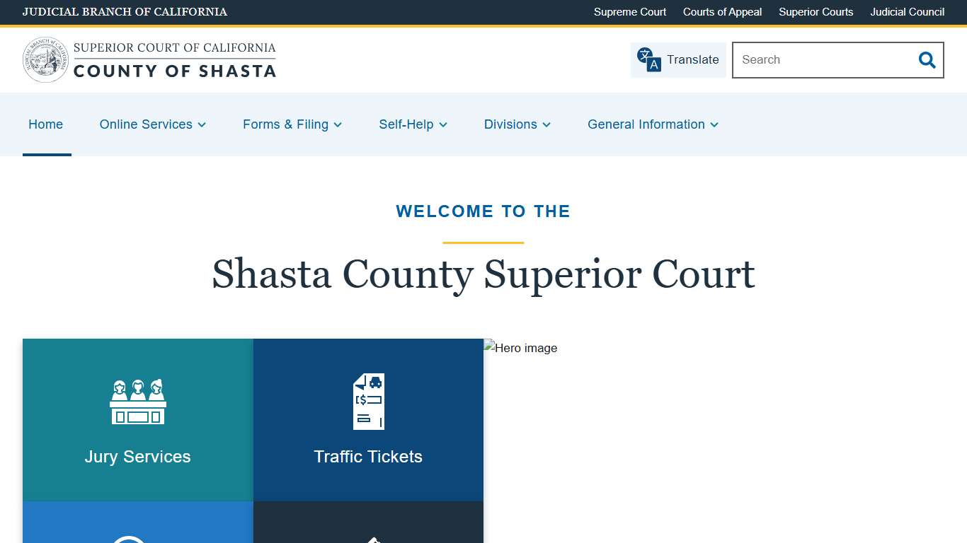 Home | Superior Court of California | County of Shasta
